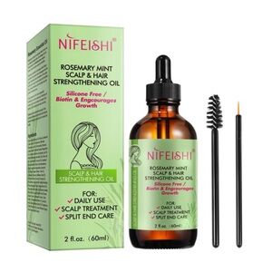 Nifeishi Rosemary Mint Scalp & Hair Strengthening Oil 60ml